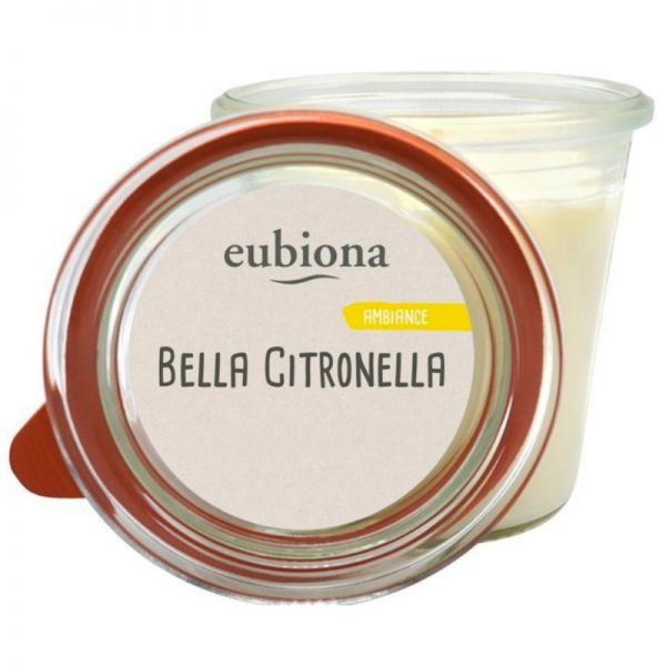 Duftkerze Bella Citronella im Glas, 1 Stück - Eubiona
