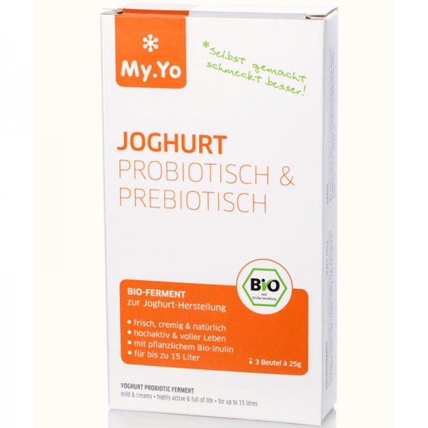 Joghurt Ferment probiotisch + prebiotisch Bio, 6x 25g - My.Yo