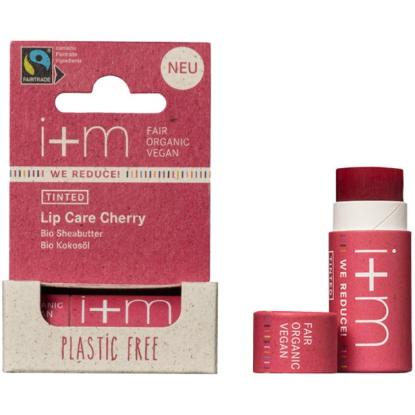 We Reduce! Tinted Lip Care Cherry, 5g - i+m Naturkosmetik