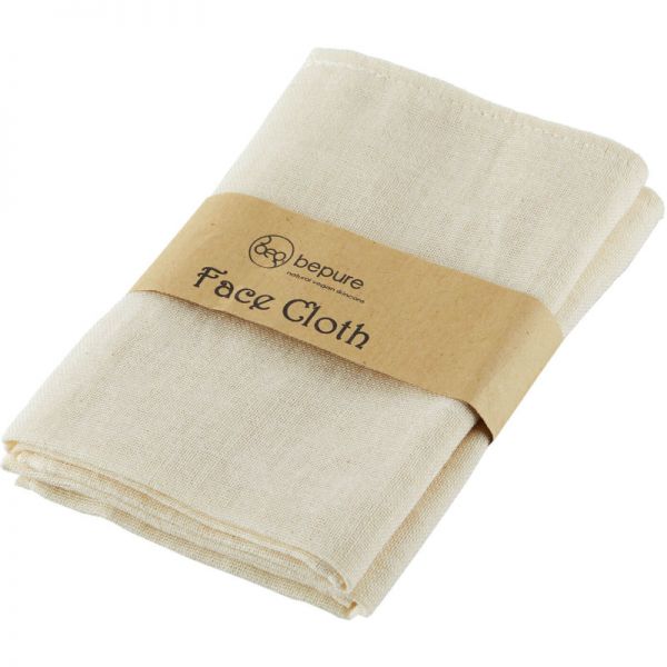 Face Cloth Baumwolle, 2 Stück - bepure