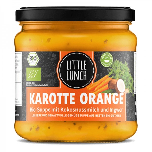 Karotte Orange Suppe Bio, 350ml - Little Lunch