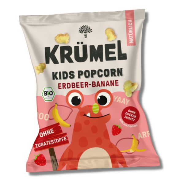 Kids Popcorn Erdbeer-Banane Bio, 20g - Krümel