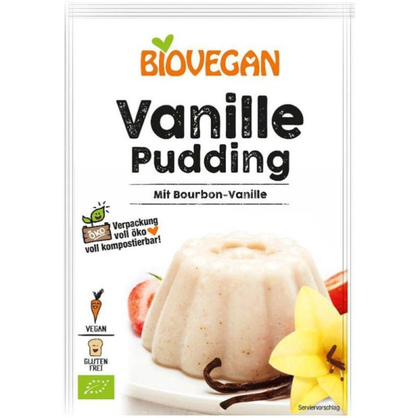 Vanille Pudding Bio, 33g - Biovegan