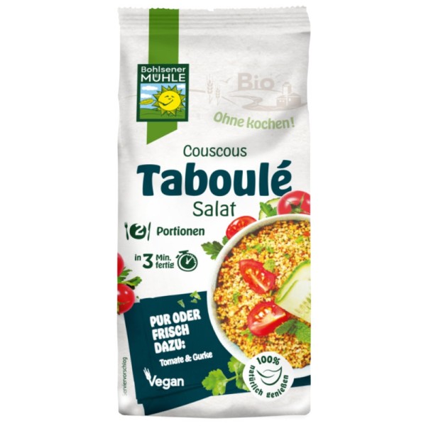 Couscous Taboulé Salat Bio, 165g - Bohlsener Mühle