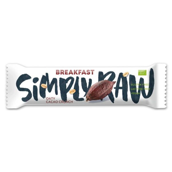 Breakfast Oaty Cacao Crunch Bio, 40g - Simply Raw