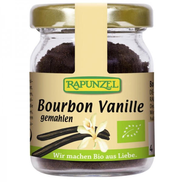 Vanillepulver Bourbon im Glas Bio, 15g - Rapunzel