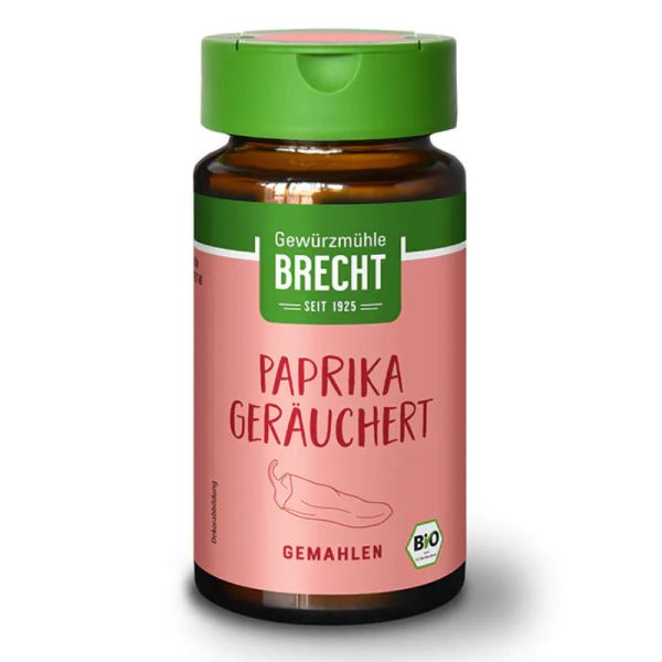 Paprika geräuchert gemahlen im Glas Bio, 40g - Brecht