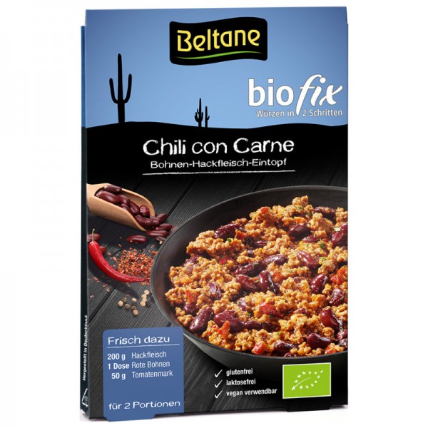 Chili con Carne Biofix Würzmischung Bio, 28.1g - Beltane