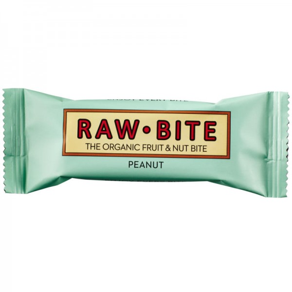 Peanut Riegel Bio, 50g - Raw Bite