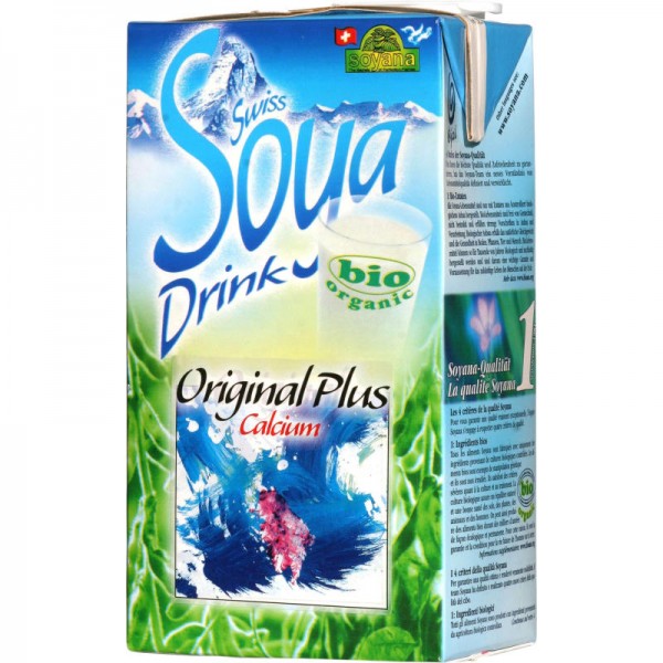 Original Plus Calcium Swiss Soya-Drink Bio, 1L - Soyana