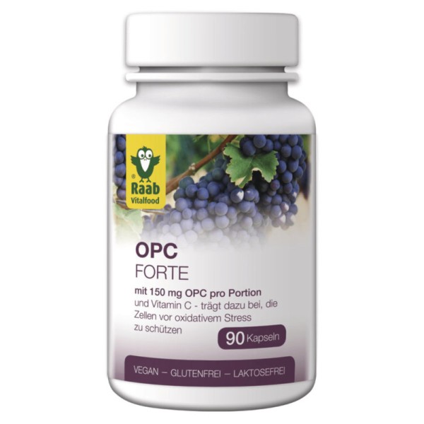 OPC Forte mit Vitamin C, 90 Kapseln - Raab