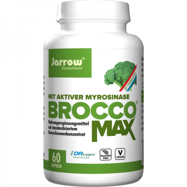 BroccoMax mit Broccoliesamenkonzentrat Kapseln, 60 Stück - Jarrow