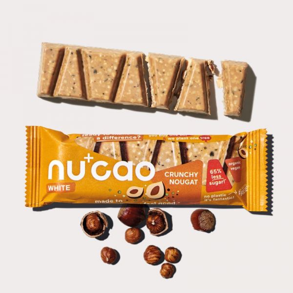 nucao Crunchy Nougat Bio, 40g - the nu company