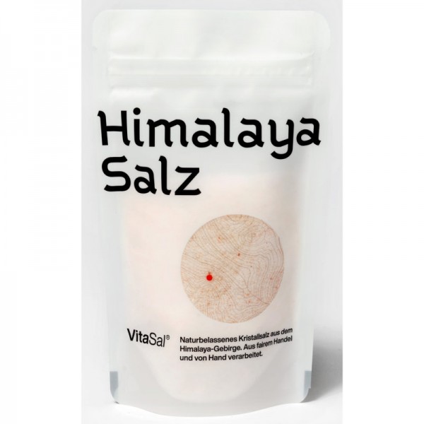 Himalaya Salz fein gemahlen Beutel, 400g - VitaSal
