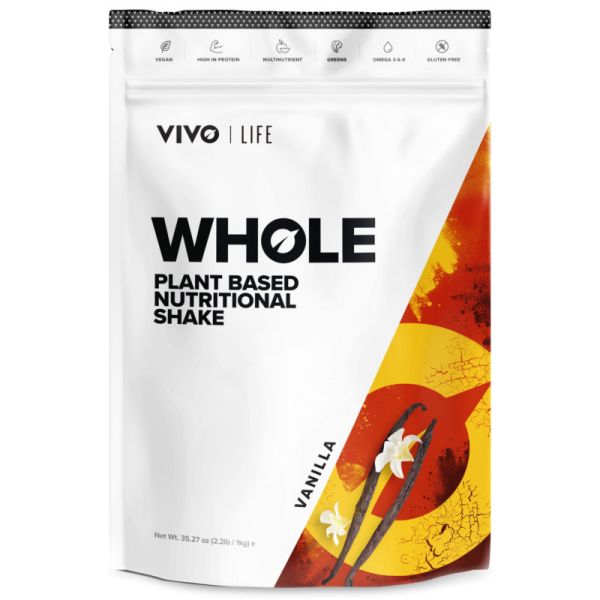 Whole Plant Based Nutritional Shake Vanilla, 1kg - VIVO