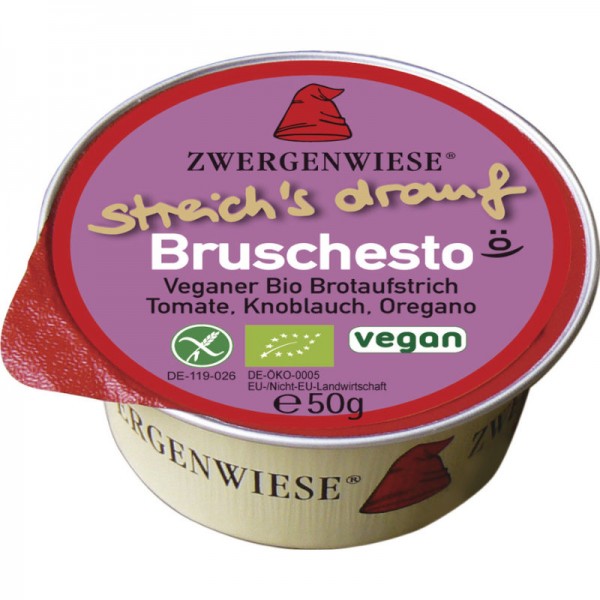 streich`s drauf Bruschesto Bio, 50g - Zwergenwiese
