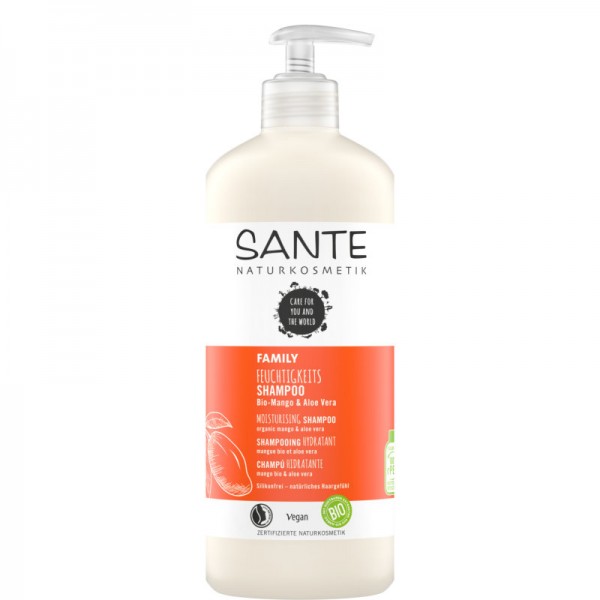 Family Feuchtigkeits Shampoo Bio-Mango & Aloe, 500ml - Sante