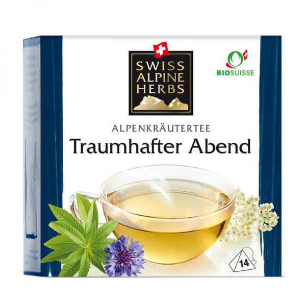 Traumhafter Abend Tee Bio, 14x1g - Swiss Alpine Herbs
