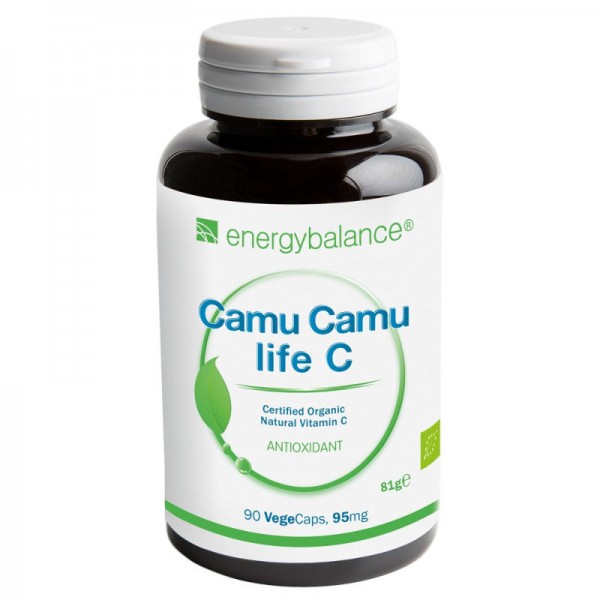 Camu Camu life C natürliches Vitamin C Bio, 90 VegeCaps - Energybalance