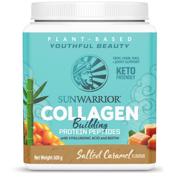 Collagen Building Protein Peptides Salted Caramel, 500g - Sunwarrior