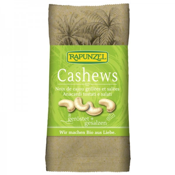 Cashew geröstet und gesalzen Bio, 50g - Rapunzel