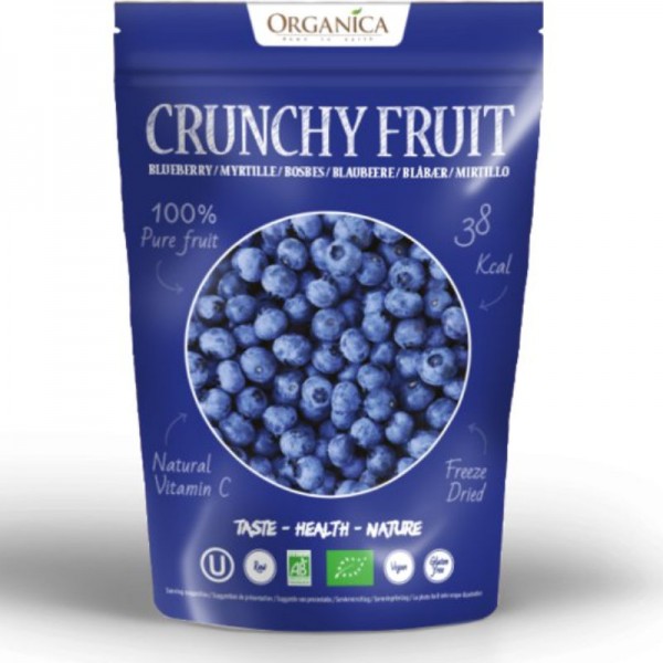Crunchy Fruit Blueberry Bio, 16g - Organica