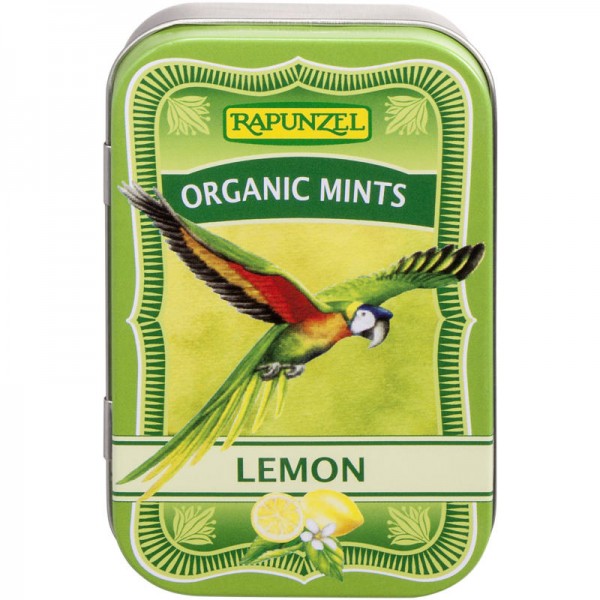Organic Mint Lemon Bonbons Bio, 50g - Rapunzel
