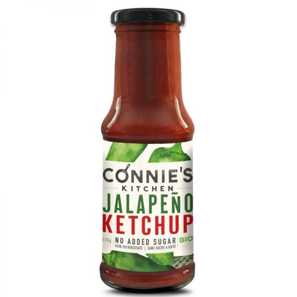 Ketchup Jalapeno Bio, 230g - Connie's Kitchen