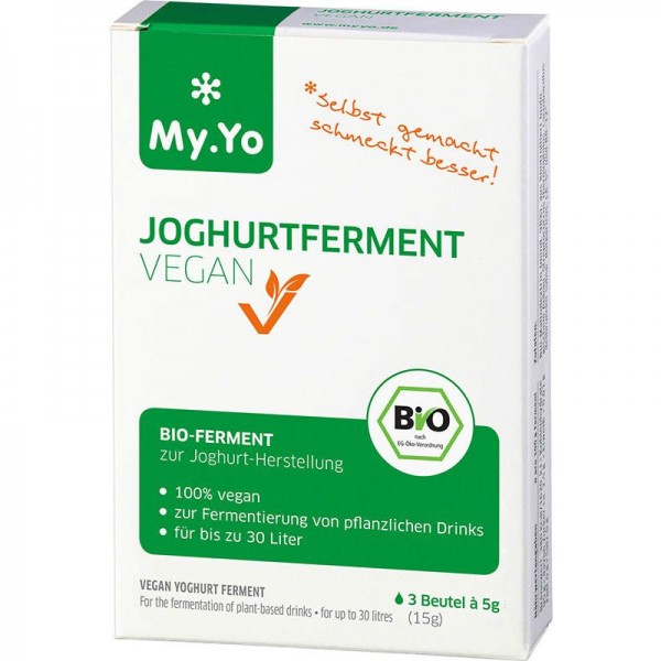 Joghurtferment Vegan Bio, 3x 5g - My.Yo