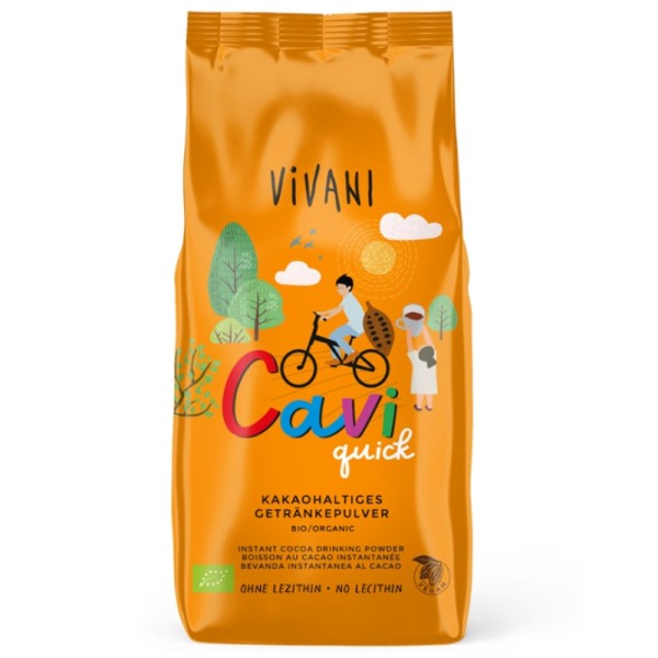 Cavi quick Kakaohaltiges Getränkepulver Bio, 400g - Vivani