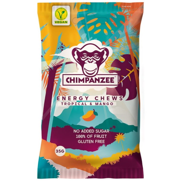Energy Chews Tropical & Mango, 35g - Chimpanzee