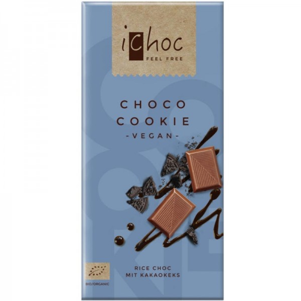 iChoc Choco Cookie Bio, 80g - Vivani