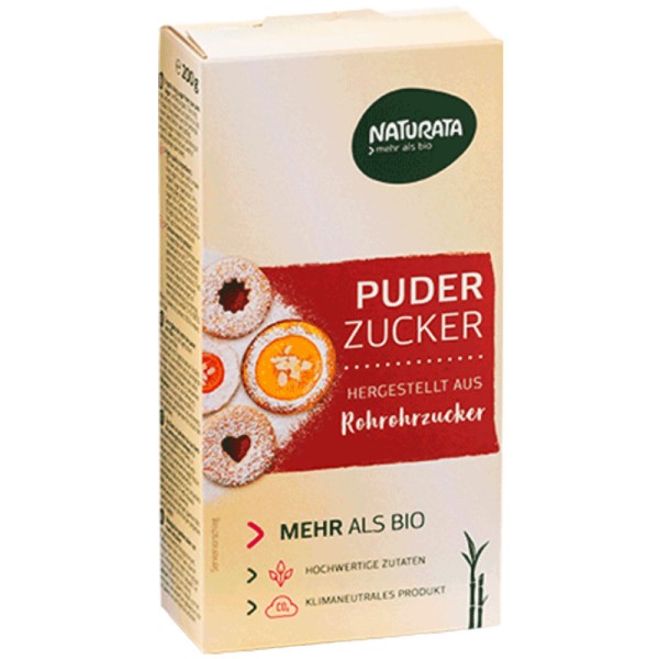 Puderzucker Roh-Rohrzucker Bio, 200g - Naturata