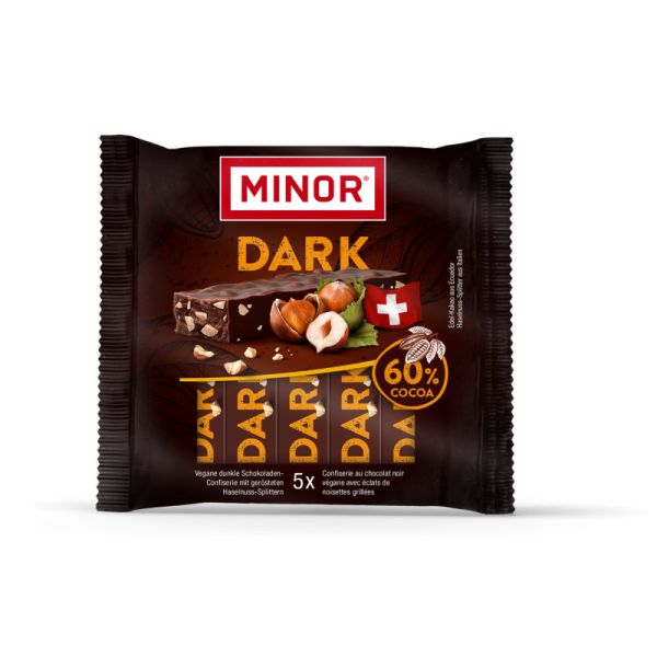 Dark 60% Cocoa, 5x22g - Minor