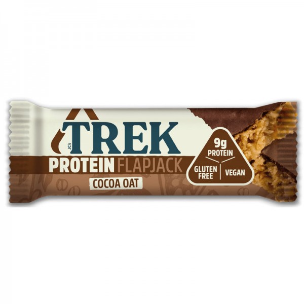 Cocoa Oat Protein Flapjack, 50g - Trek