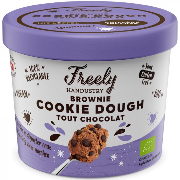 Brownie Cookie Dough Bio, 100g - Freely Handustry