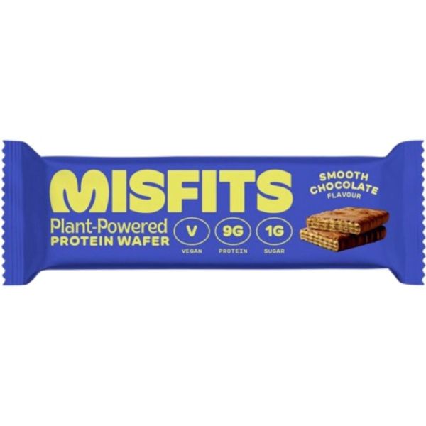 Plant-Powered Smooth Chocolate Protein Wafer, 37g - Misfits