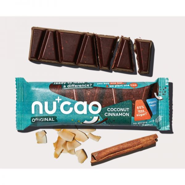 nucao Coconut Cinnamon Bio, 40g - the nu company