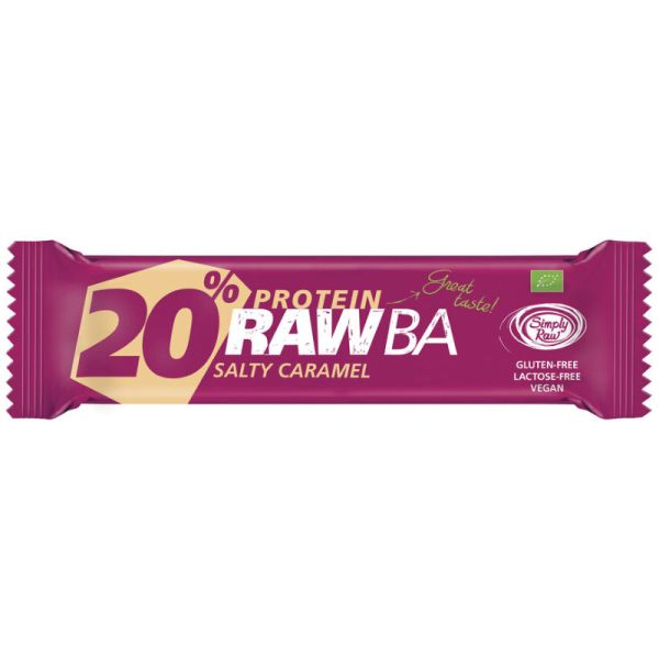 RawBa 20% Protein Salty Caramel Bio, 40g - Simply Raw