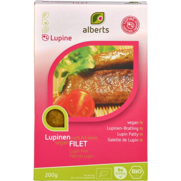 LupinenFILET Bio, 200g - Alberts