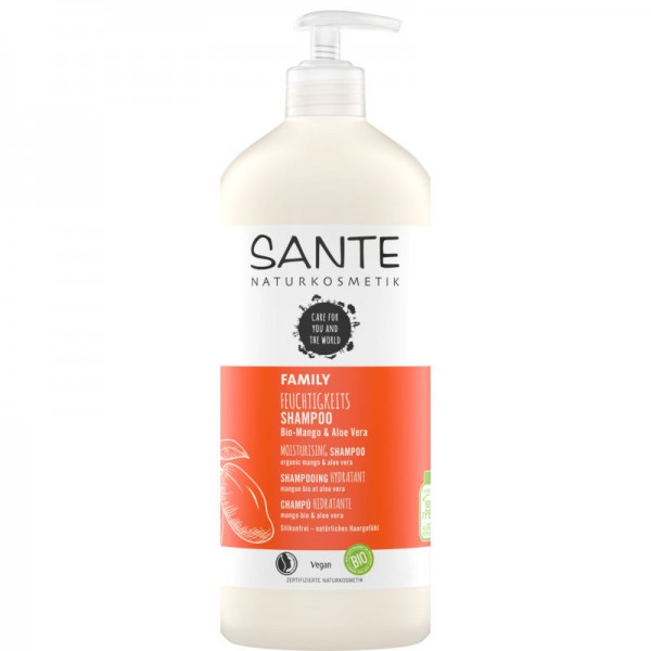 Family Feuchtigkeits Shampoo Bio-Mango & Aloe, 950ml - Sante