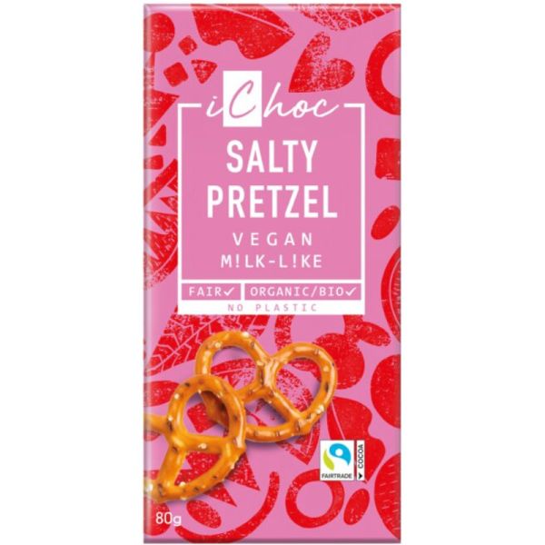 Salty Pretzel Bio, 80g - iChoc