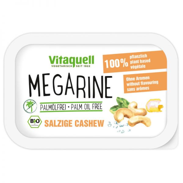 Megarine salzige Cashew Bio, 250g - Vitaquell