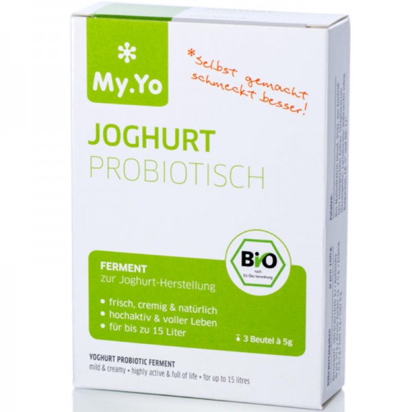 Joghurt Ferment probiotisch Bio, 3x 5g - My.Yo