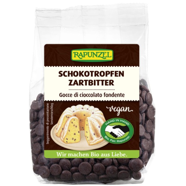 Schokotropfen Zartbitter Bio, 100g - Rapunzel