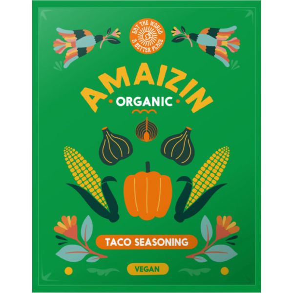 Taco Seasoning Bio, 30g - Amaizin