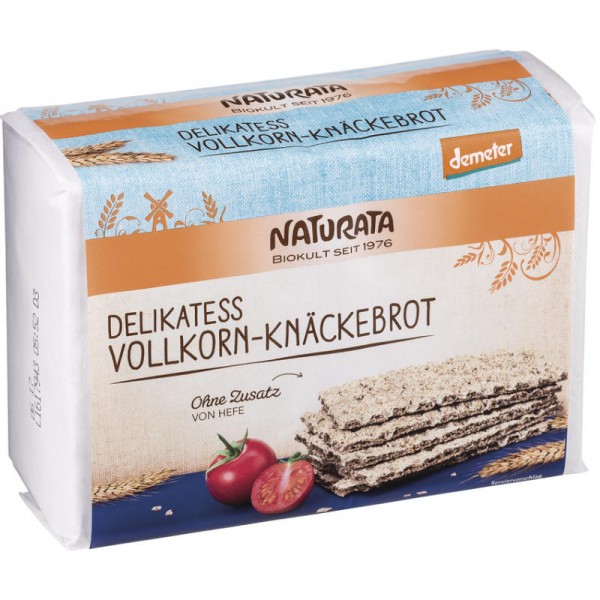 Roggen Delikatess Vollkorn-Knäckebrot Bio, 250g - Naturata