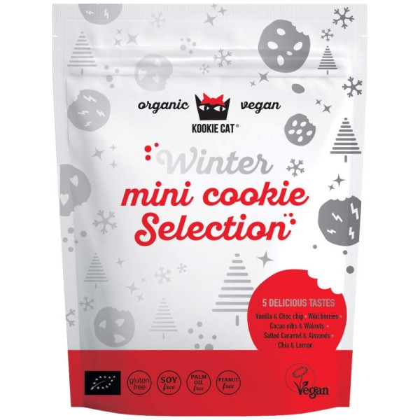 Winter mini cookie Selection Bio, 250g - Kookie Cat