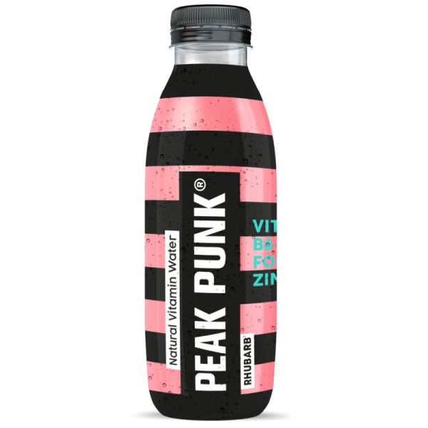Natural Vitamin Water Rhubarb, 500ml - Peak Punk