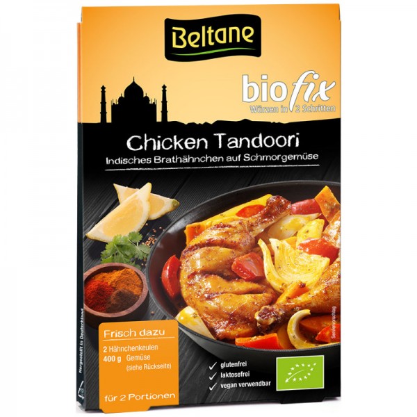 Chicken Tandoori Biofix Würzmischung Bio, 21.5g - Beltane